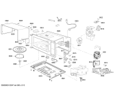 Схема №1 MEM301ES с изображением Декоративная рамка для плиты (духовки) Bosch 00144703