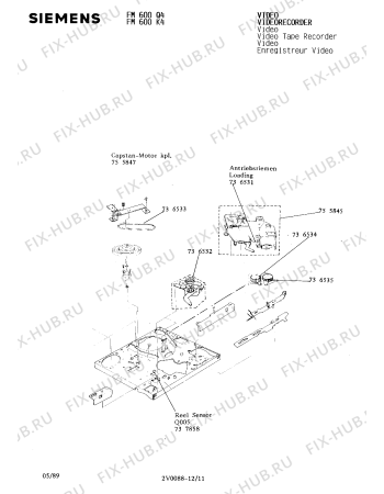 Схема №2 FM600K4 с изображением Транзистор для моноблока Siemens 00735897