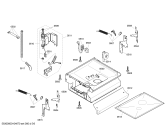 Схема №1 SGS53E32EU с изображением Панель управления для посудомоечной машины Bosch 00425919