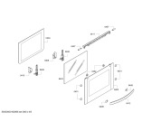 Схема №1 P1HEB74351 с изображением Фронтальное стекло для духового шкафа Bosch 00684916