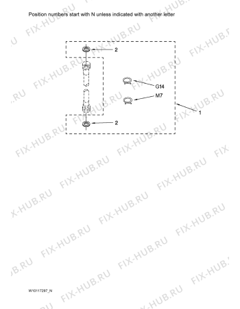 Схема №1 YLTE6234DQ6 с изображением Другое для стиралки Whirlpool 480113100397