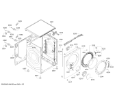 Схема №1 WAT20165IN с изображением Корпус для стиральной машины Bosch 00713951