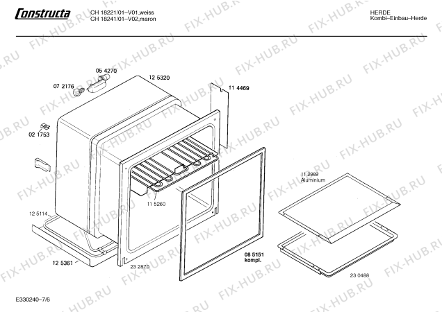 Схема №1 CH18241 с изображением Панель для плиты (духовки) Bosch 00286927