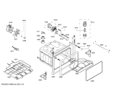 Схема №1 HBA73R251E Horno.bosch.py.2d.b2.e3_cif.pt_bsc.inx с изображением Передняя часть корпуса для плиты (духовки) Bosch 00701709