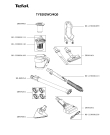 Схема №1 TY9282WO/4Q0 с изображением Рукоятка для электропылесоса Rowenta RS-2230001111