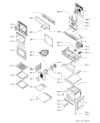 Схема №1 BSZ 3002 BR с изображением Обшивка для плиты (духовки) Whirlpool 481945358155