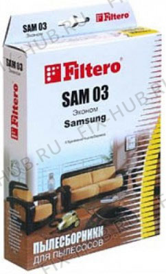 Большое фото - Мешок (пылесборник) для электропылесоса Filtero SAM 03(4) Эконом в гипермаркете Fix-Hub
