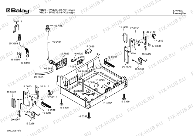 Схема №1 BM7400 EuroLux BM7400 с изображением Переключатель для посудомойки Bosch 00174776