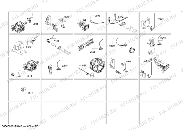 Схема №1 WAU286690W с изображением Дисплейный модуль для стиралки Bosch 10001435