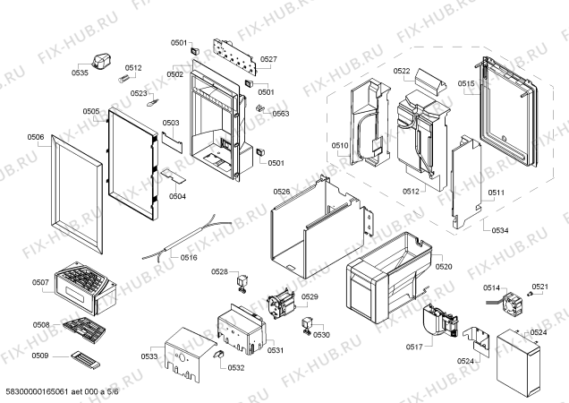 Схема №1 FI24DP31AU с изображением Конденсатор для холодильника Bosch 00745902