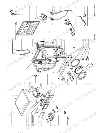 Схема №1 AWG 703 с изображением Покрытие для стиральной машины Whirlpool 481953268416