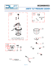 Схема №1 PRESSURE COOKER с изображением Другое для электропароварки ARIETE AT6066025700