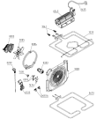 Схема №1 BO72SY2W (432409, EVP241-444M) с изображением Ветродув для электропечи Gorenje 274630