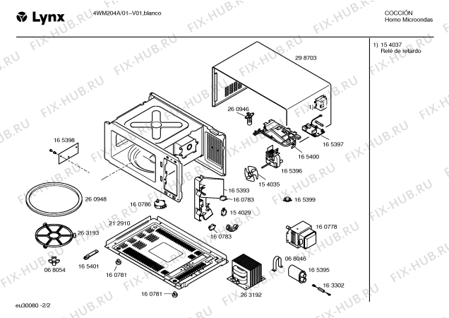Схема №1 5WM1410 с изображением Панель для микроволновой печи Bosch 00298706