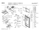 Схема №1 KSU40620FF с изображением Дверь для холодильника Bosch 00239602