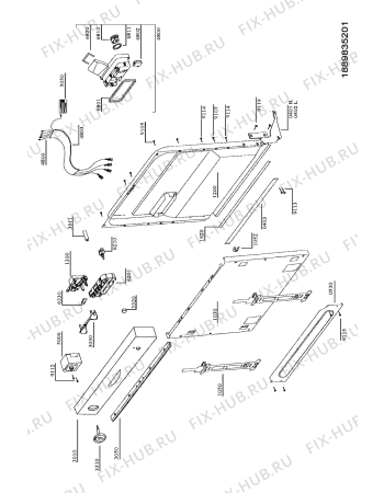 Схема №1 ADL 334/1 WH с изображением Мини-ручка для посудомоечной машины Whirlpool 481241359046