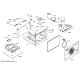 Схема №1 HCE858451U с изображением Стеклокерамика для духового шкафа Bosch 00685220