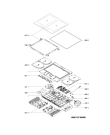 Схема №1 IHI764FX (F101712) с изображением Поверхность для плиты (духовки) Indesit C00447286