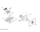 Схема №1 HBM13B120B с изображением Панель управления для духового шкафа Bosch 00675566