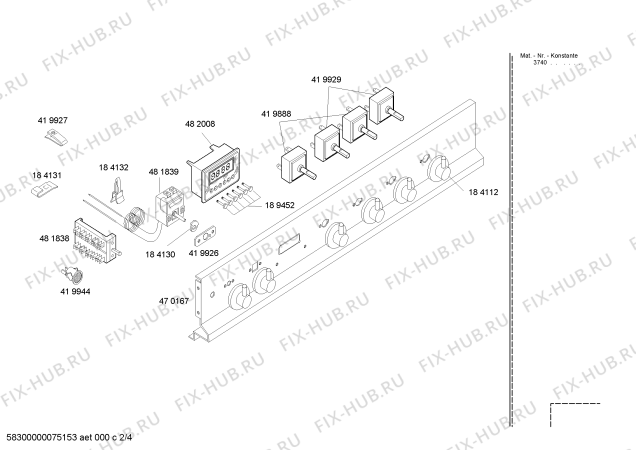 Схема №1 HSL215A Bosch Solitaire с изображением Инструкция по эксплуатации для электропечи Bosch 00586937