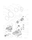 Схема №1 AZA HP 8850 с изображением Модуль (плата) для стиралки Whirlpool 481010627261