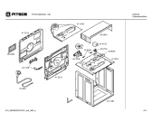 Схема №1 P1HEC38040 с изображением Внешняя дверь для плиты (духовки) Bosch 00474673