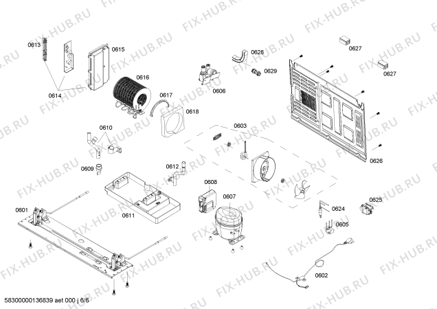 Схема №1 3FAL4656 с изображением Выдвижной ящик для холодильника Bosch 00676124