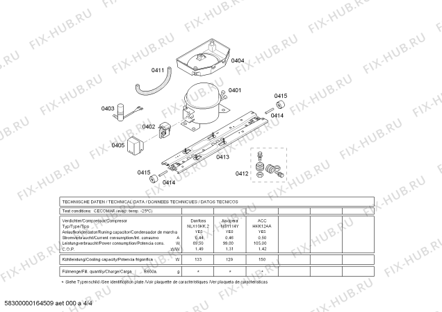 Взрыв-схема холодильника Balay 3KR7967P - Схема узла 04