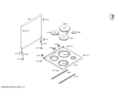 Схема №1 PHTB554225 с изображением Панель управления для плиты (духовки) Bosch 00700839