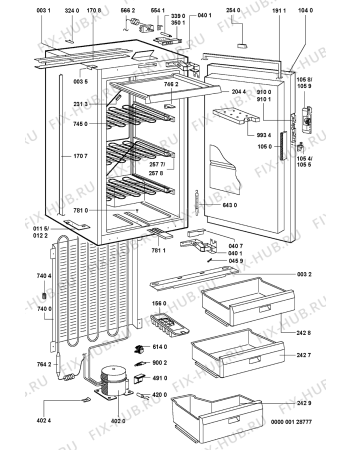 Схема №1 GKI 9000/A с изображением Дверца для холодильника Whirlpool 481244029416