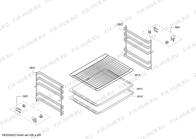 Схема №1 HBF133BR0 с изображением Панель управления для плиты (духовки) Bosch 11025409