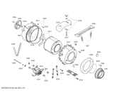 Схема №1 WM08G0R8TI SILVER1086 с изображением Мотор для стиральной машины Siemens 00145150