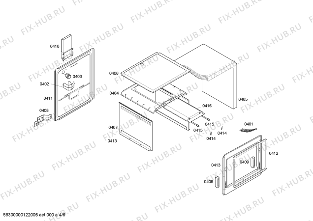 Схема №1 HEK66X41ED BOSCH PROFESSIONAL с изображением Провод для духового шкафа Bosch 00488681