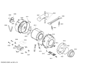 Схема №1 WAA2026JPL с изображением Панель управления для стиральной машины Bosch 00664971