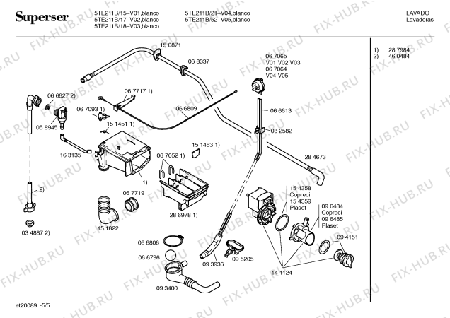 Схема №1 LT813R с изображением Кабель для стиралки Bosch 00299806