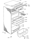 Схема №1 S214-6DT с изображением Полка для холодильника Aeg 2251187098