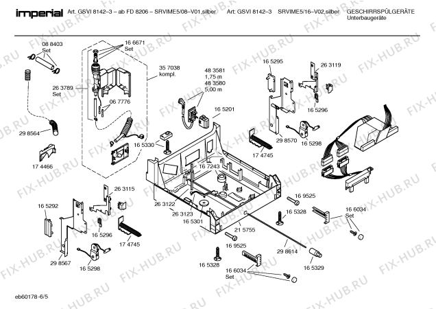 Схема №1 SRVIME5 с изображением Рамка для посудомоечной машины Bosch 00431002