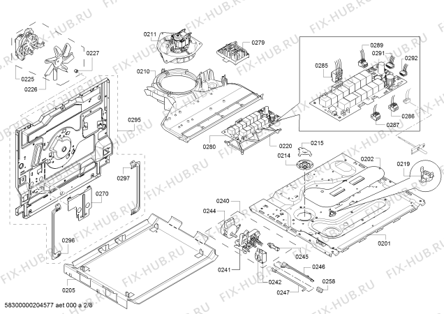 Схема №1 HGD85D223F с изображением Панель управления для плиты (духовки) Bosch 00744291