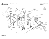Схема №1 CP512S2 с изображением Панель для электропосудомоечной машины Bosch 00272951