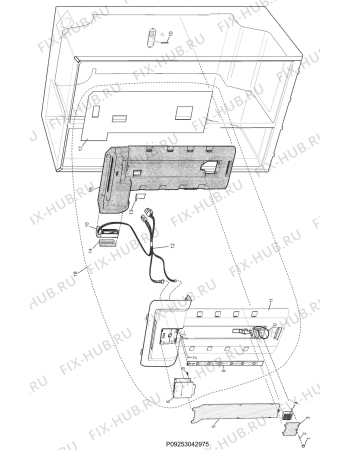 Взрыв-схема холодильника Electrolux ENL60710X - Схема узла Section 4