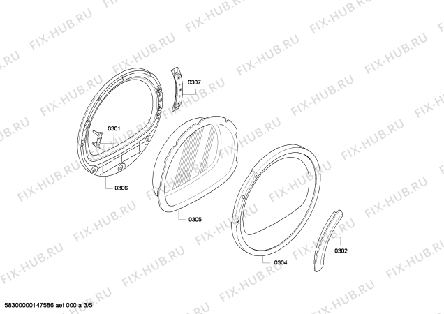 Схема №1 WT36V300NL с изображением Панель управления для сушилки Siemens 00661748