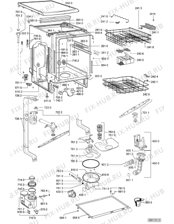 Схема №1 LPA 71 AL с изображением Регулятор для посудомоечной машины Whirlpool 481241029345