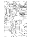 Схема №1 ADP 2552 WH с изображением Панель для посудомоечной машины Whirlpool 481245370702