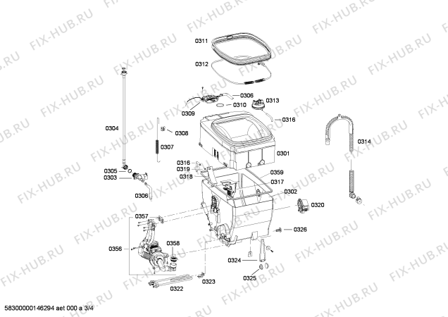 Схема №1 WP13T551FN с изображением Панель управления для стиралки Siemens 00448262