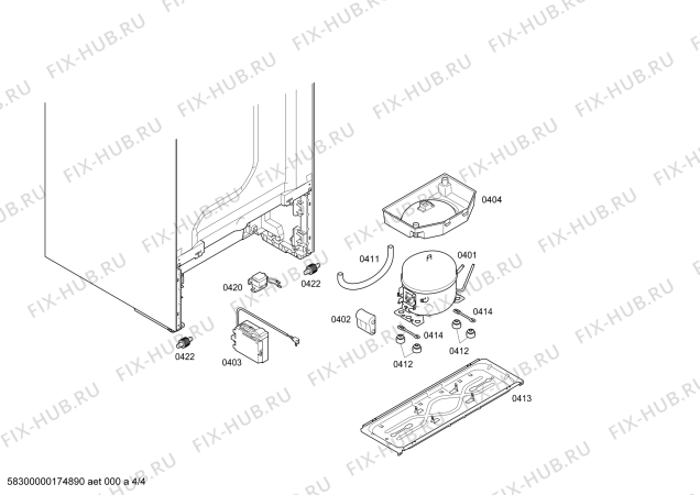 Схема №1 KG36NXI30 с изображением Крышка кнопки для холодильника Siemens 00628168