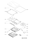 Схема №1 ACM 832/BA с изображением Керамическая поверхность для плиты (духовки) Whirlpool 481010781800