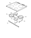Схема №1 20718E (F035207) с изображением Переключатель для плиты (духовки) Indesit C00229922