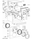 Схема №1 AWO 8147 с изображением Модуль (плата) для стиральной машины Whirlpool 480111100575