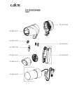 Схема №1 CV1510C0/HS0 с изображением Элемент корпуса для фена Calor CS-00131179