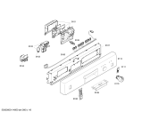 Схема №1 4VS351BD с изображением Панель управления для электропосудомоечной машины Bosch 00448125